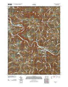 Dawson 2010 topographic map thumbnail