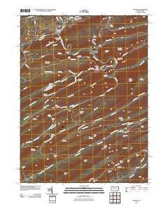 Coburn 2010 topographic map thumbnail