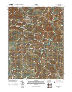 Carrolltown 2010 topographic map thumbnail