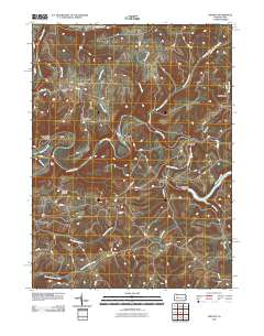 Distant 2010 topographic map thumbnail