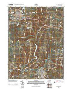 Ebensburg 2010 topographic map thumbnail