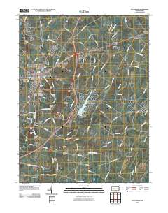 Gettysburg 2010 topographic map thumbnail