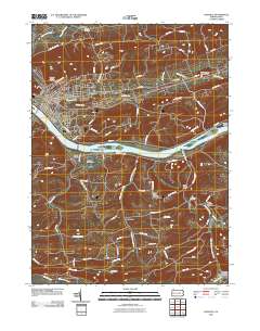 Danville 2010 topographic map thumbnail