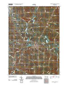Cambridge Springs 2010 topographic map thumbnail