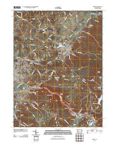 Derry 2010 topographic map thumbnail