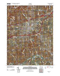 Carlisle 2010 topographic map thumbnail