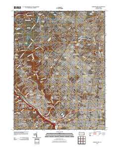 Germantown 2010 topographic map thumbnail