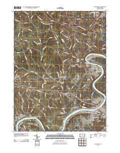California 2010 topographic map thumbnail