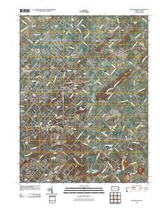 Buckingham 2010 topographic map thumbnail
