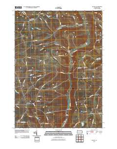Gillett 2010 topographic map thumbnail
