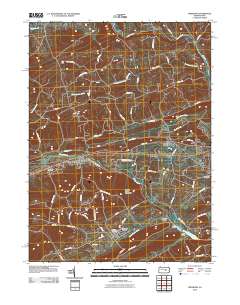 Freeburg 2010 topographic map thumbnail