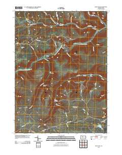 Dents Run 2010 topographic map thumbnail
