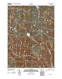 Sugar Lake 2010 topographic map thumbnail