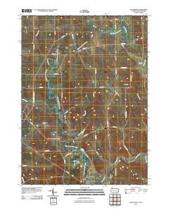 Wattsburg 2010 topographic map thumbnail