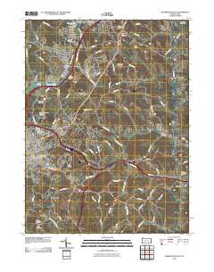 Washington East 2010 topographic map thumbnail