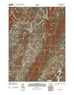 Williamsburg 2010 topographic map thumbnail