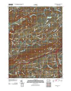 Sybertsville 2010 topographic map thumbnail