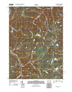 Starrucca 2010 topographic map thumbnail
