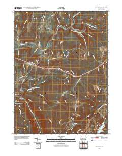 Vintondale 2010 topographic map thumbnail