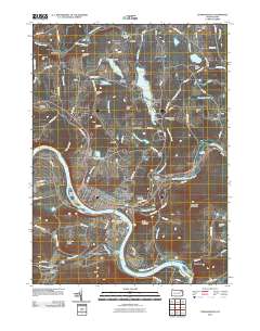 Tunkhannock 2010 topographic map thumbnail