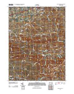 Strausstown 2010 topographic map thumbnail
