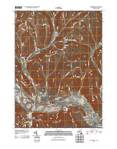 Wellsburg 2010 topographic map thumbnail