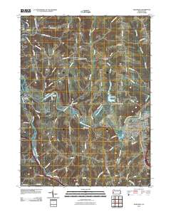 Zelienople 2010 topographic map thumbnail