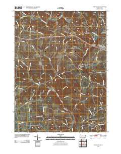 Worthington 2010 topographic map thumbnail