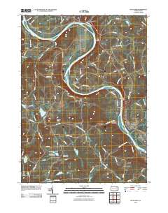 Wyalusing 2010 topographic map thumbnail