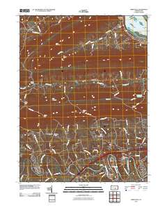 Wertzville 2010 topographic map thumbnail
