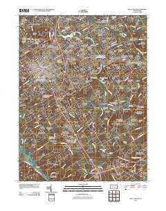 West Chester 2010 topographic map thumbnail