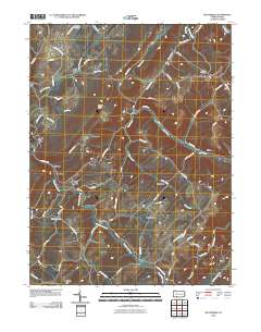 Wittenberg 2010 topographic map thumbnail