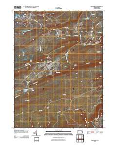Weatherly 2010 topographic map thumbnail