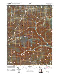 Brookland 2010 topographic map thumbnail