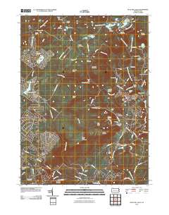 Buck Hill Falls 2010 topographic map thumbnail