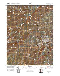 Shippensburg 2010 topographic map thumbnail