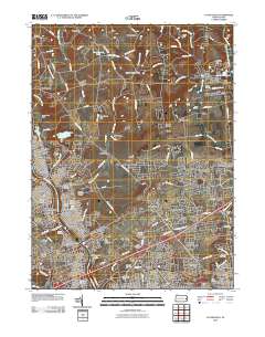 Catasauqua 2010 topographic map thumbnail