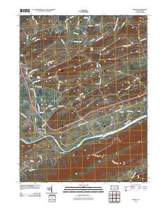Mexico 2010 topographic map thumbnail