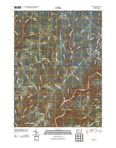 Lucinda 2010 topographic map thumbnail