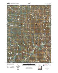 Mahaffey 2010 topographic map thumbnail