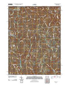 Chicora 2010 topographic map thumbnail