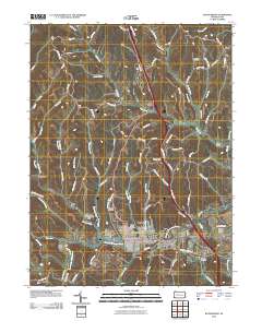 Waynesburg 2010 topographic map thumbnail