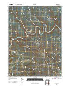 Cooksburg 2010 topographic map thumbnail