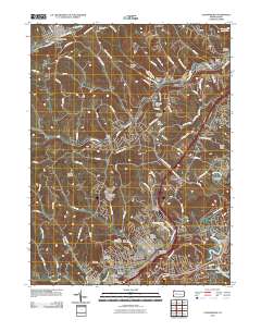 Canonsburg 2010 topographic map thumbnail