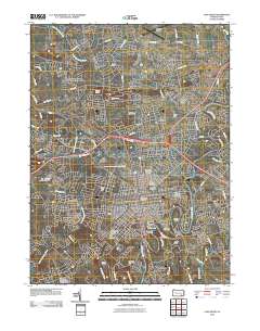 Lancaster 2010 topographic map thumbnail