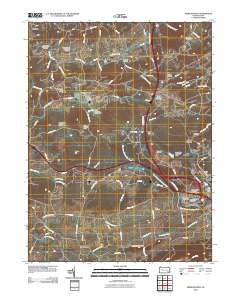 Morgantown 2010 topographic map thumbnail