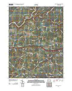 Strattanville 2010 topographic map thumbnail