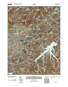 Hanover 2010 topographic map thumbnail
