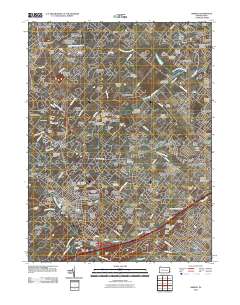 Ambler 2010 topographic map thumbnail