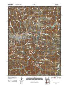 Punxsutawney 2010 topographic map thumbnail